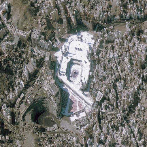 makkah view satelite 2007